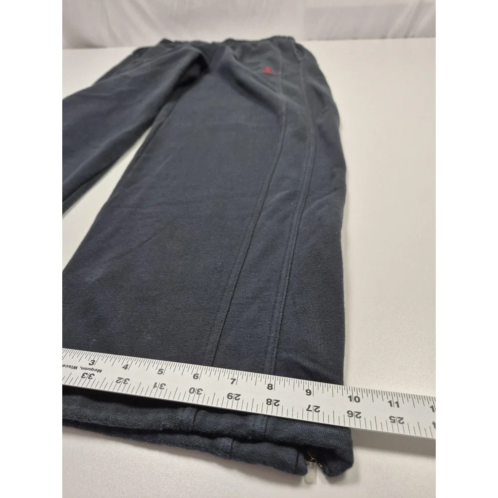 Jordan Sweatpants Mens XL Black Fleece Wide Leg Lounge Pants Jumpman Logo H6TWB